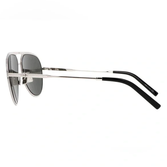New Dior DIORESSENTIAL A2U F0A8 Silver Monogram Lens Aviator Sunglasses - Picture 6 of 9